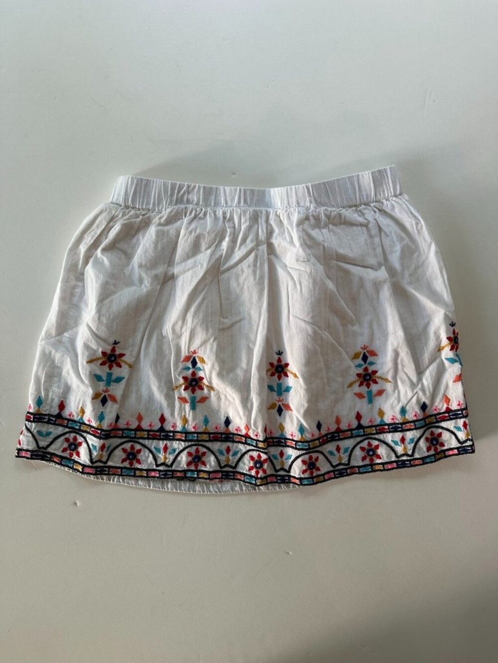 Zara Embroidered Mini Skirt